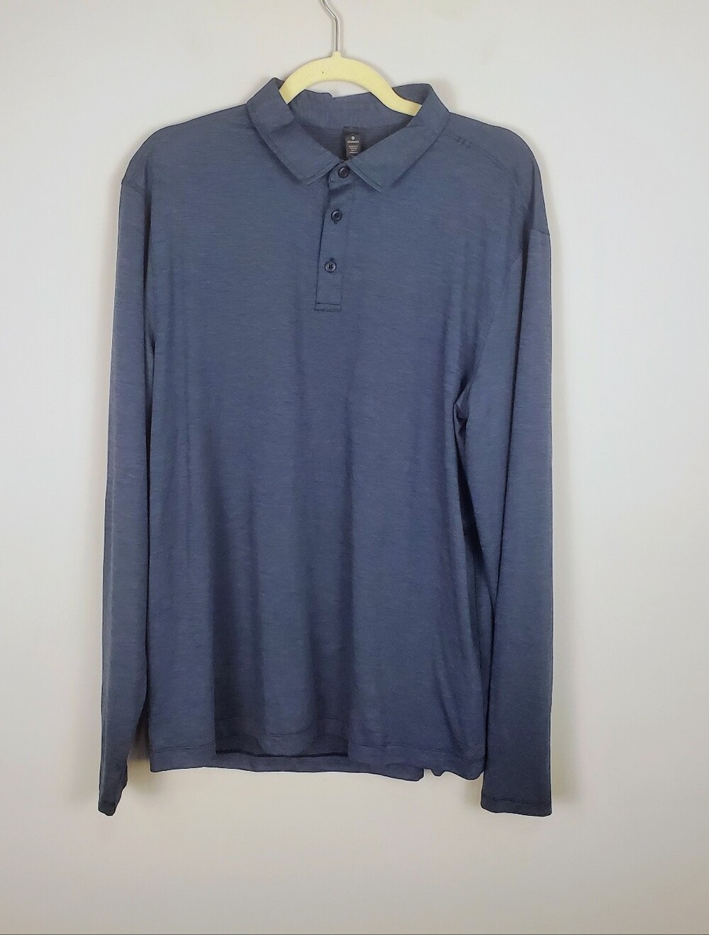 Lululemon Evolution Long Sleeve Polo Size XL Blue